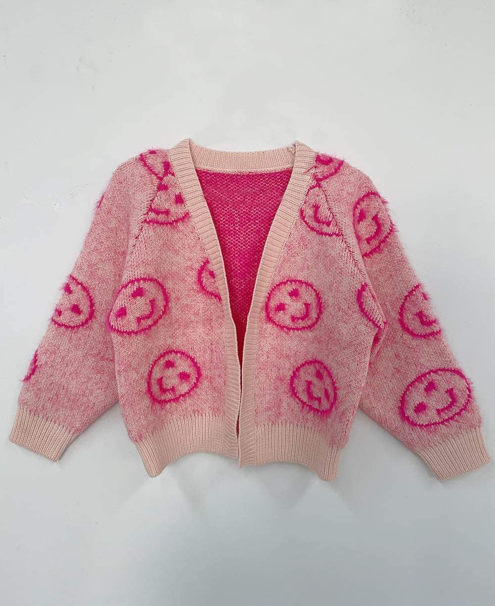 Valentine’s fuzzy Cardi for Claire