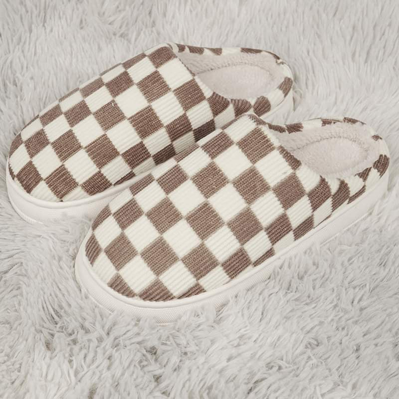 Checkered Slippers for Danielle