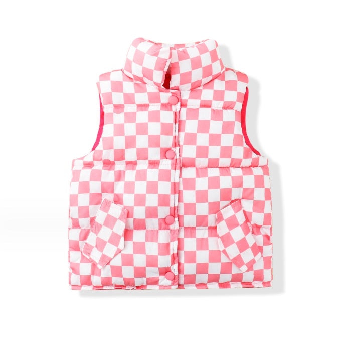 Checkered Vest for Lauren