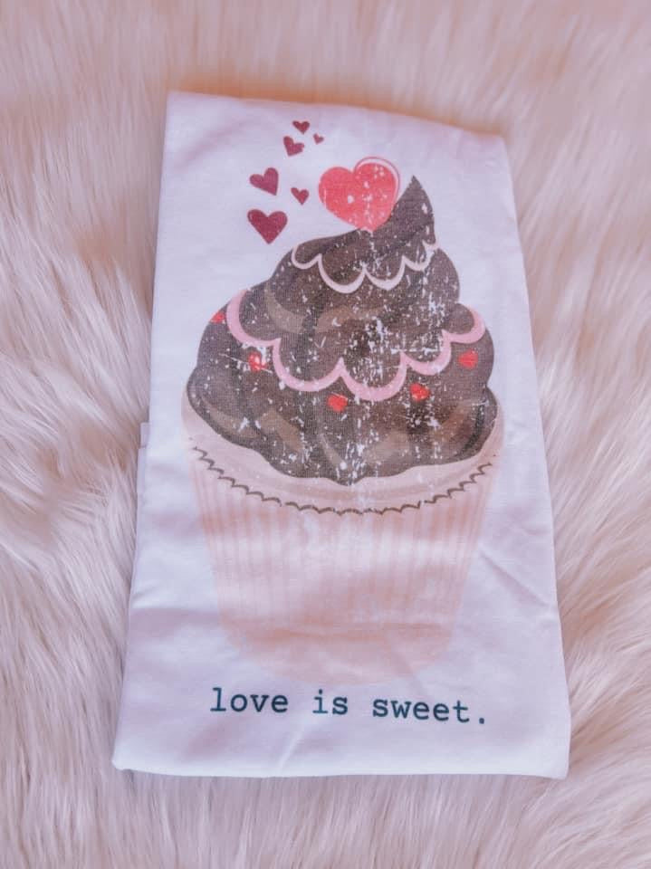Love is sweet Valentine’s tee