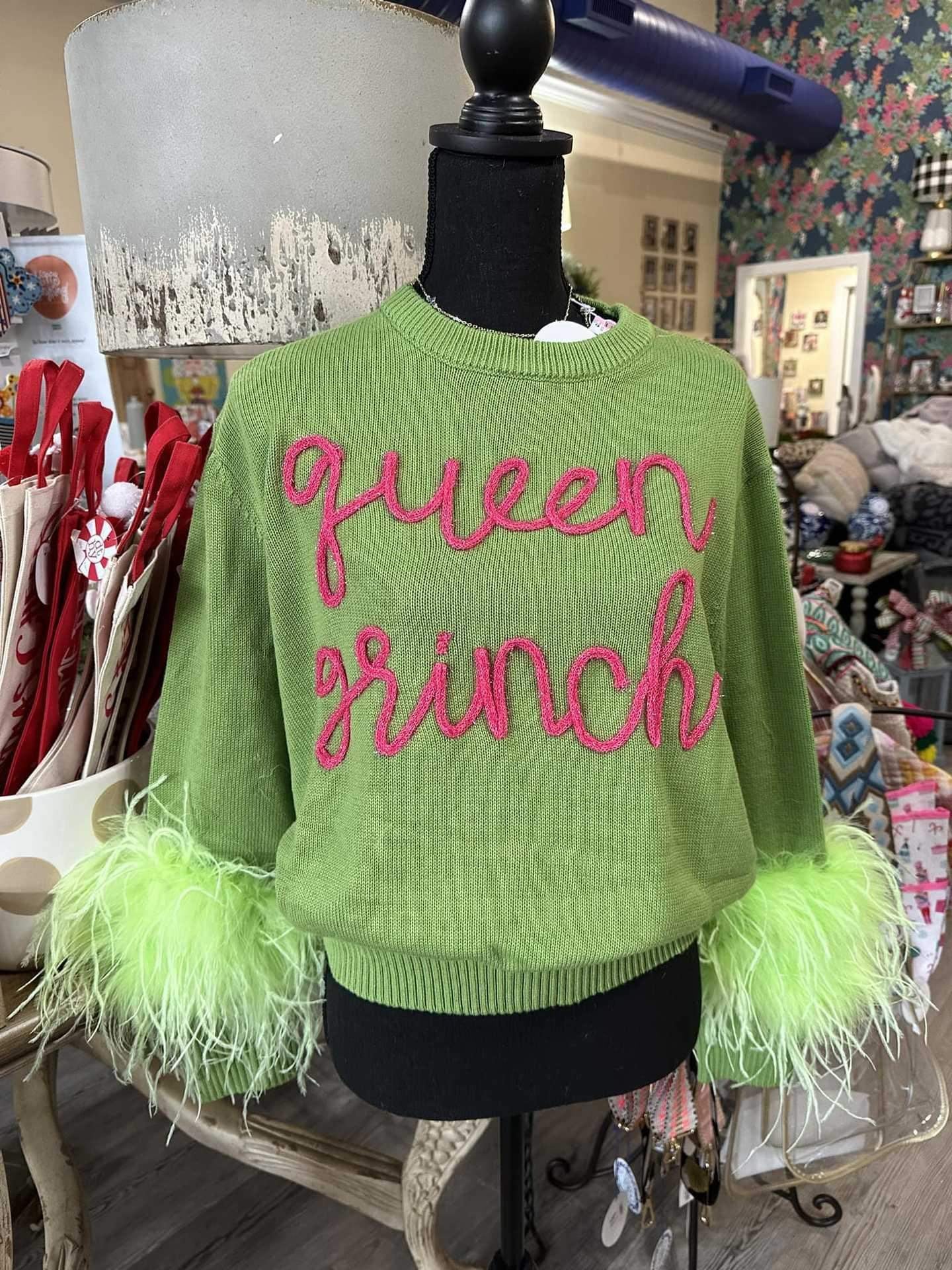 Queen Grinch Sweater for Abby