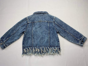 Fringe Denim Jacket for Brittany