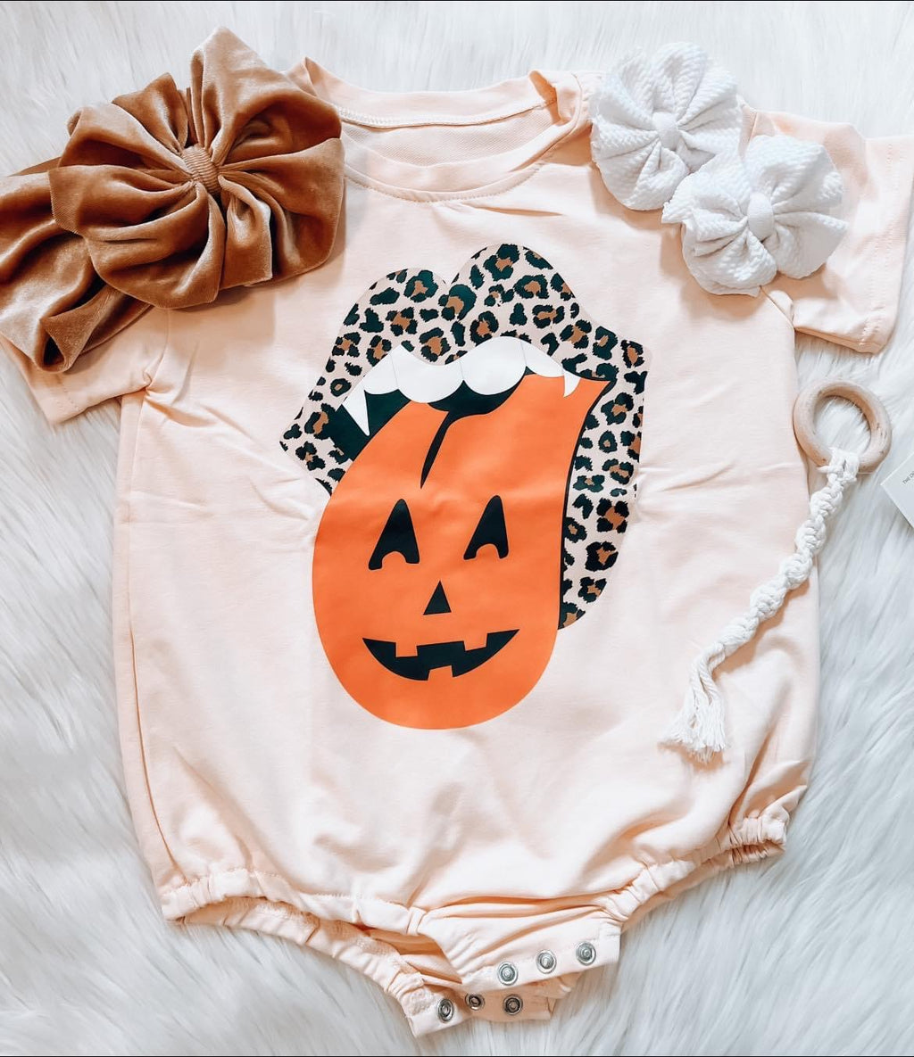 Halloween bubble romper for Jessica